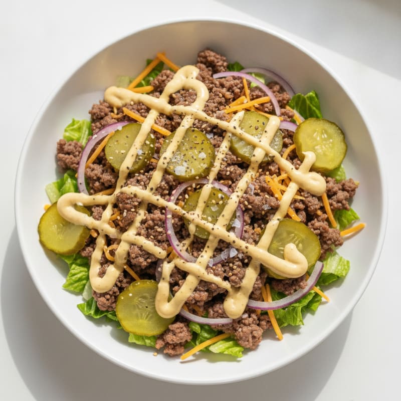Big Mac Protein Bowl