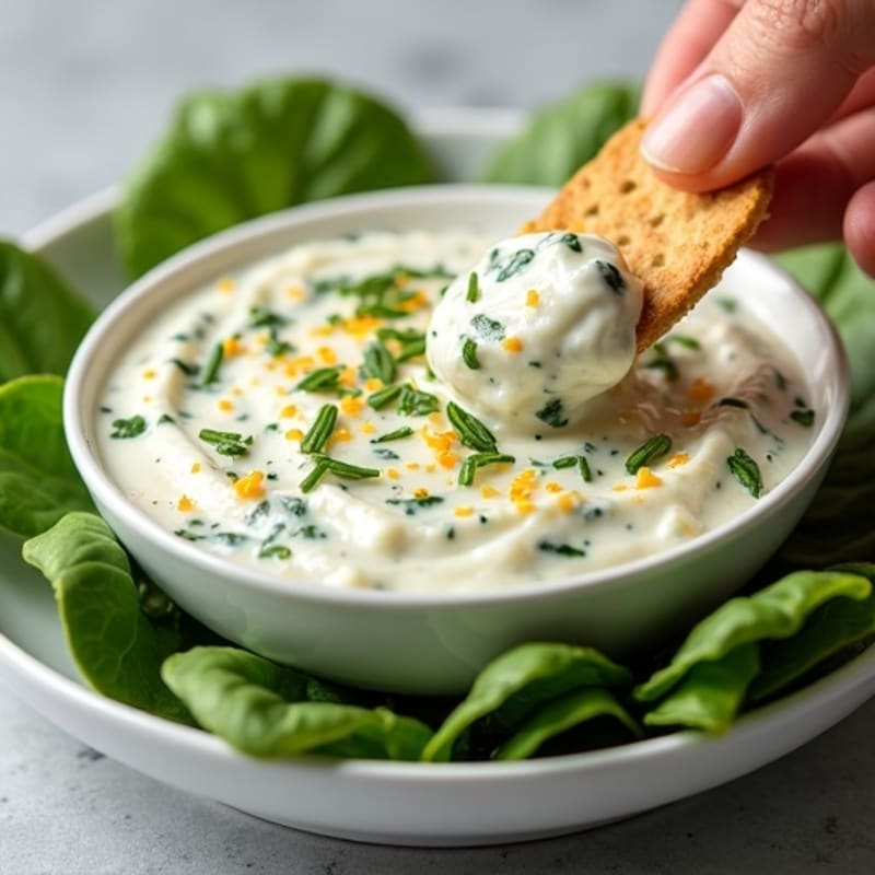 Creamy Greek Yogurt Spinach Artichoke Dip