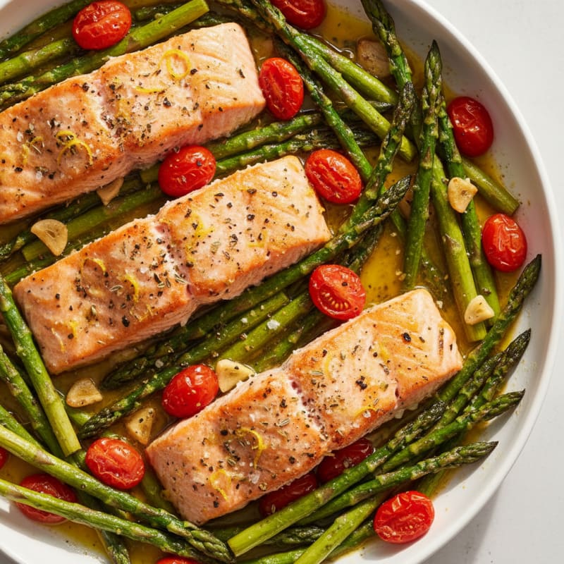 Sheet Pan Lemon Herb Salmon
