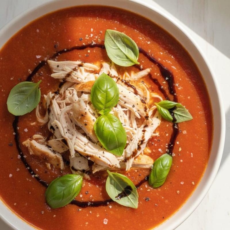 Roasted Tomato Basil Soup