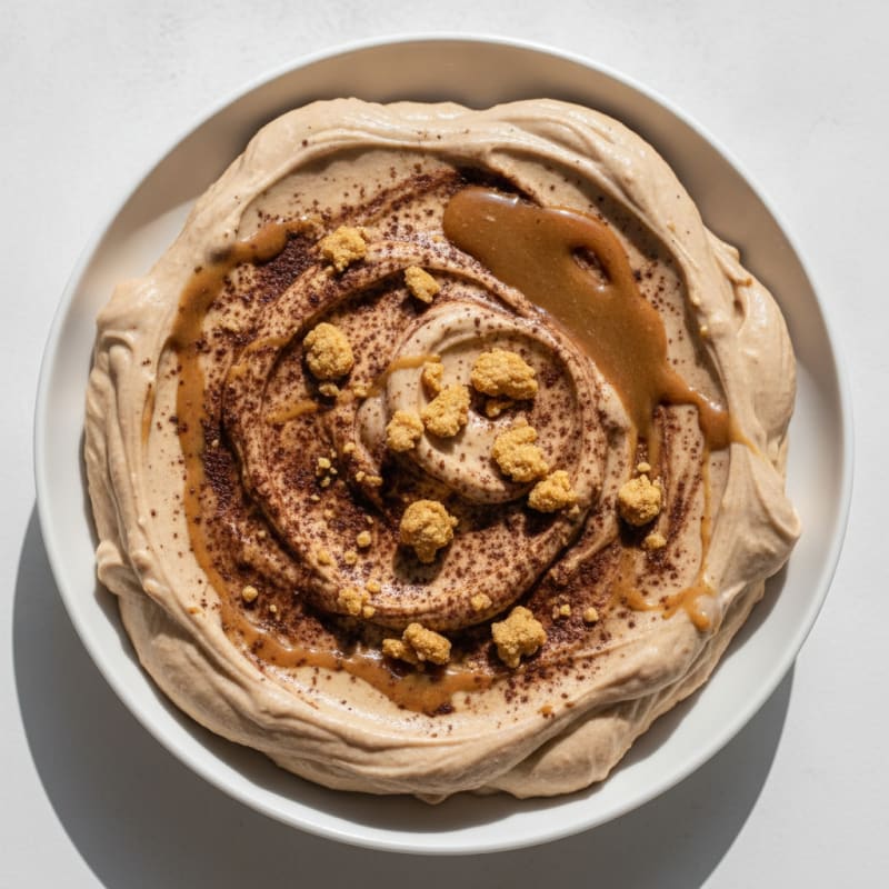 Silky Greek Yogurt Protein Mousse with Almond Butter