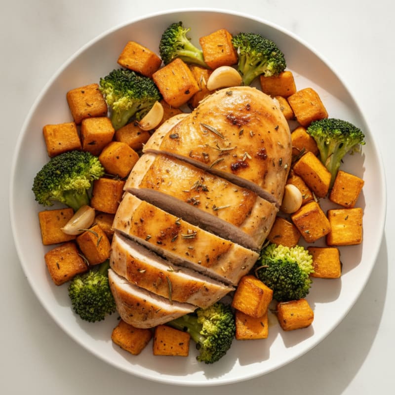 Garlic Herb Roasted Chicken Breast