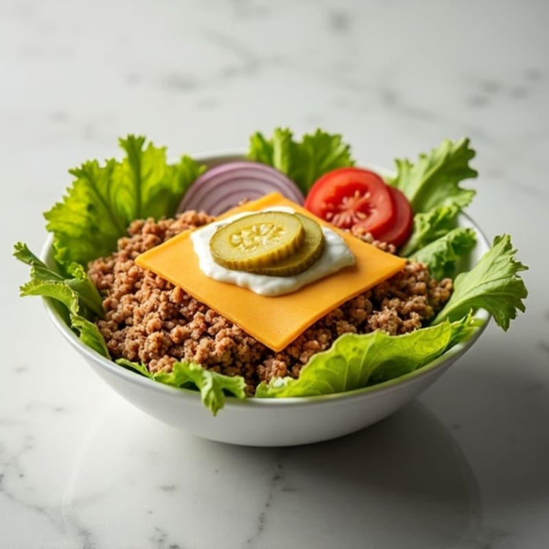 Protein-Packed Big Mac Salad Bowl