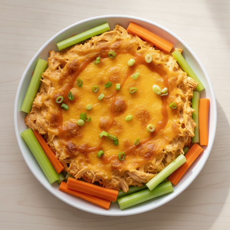 Buffalo Chicken Baked Dip