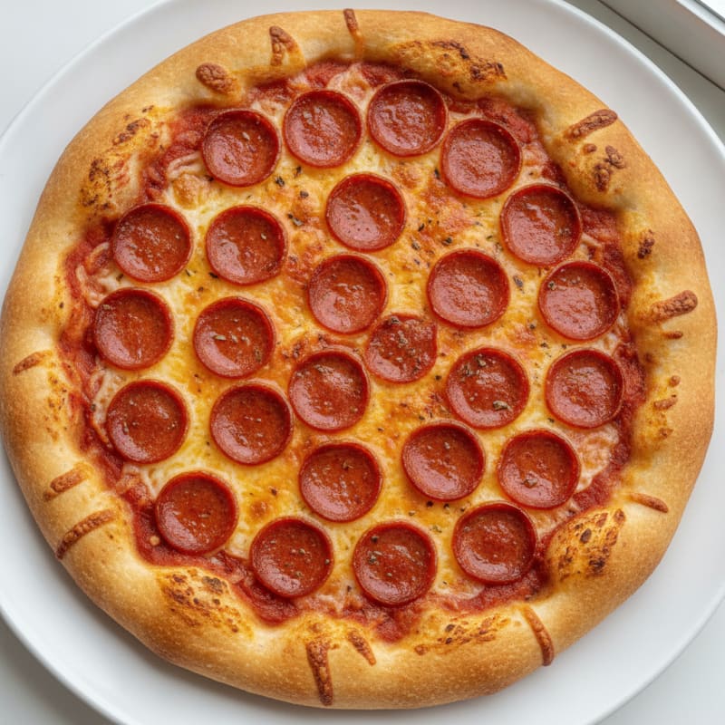 Stuffed Crust Pepperoni Pizza