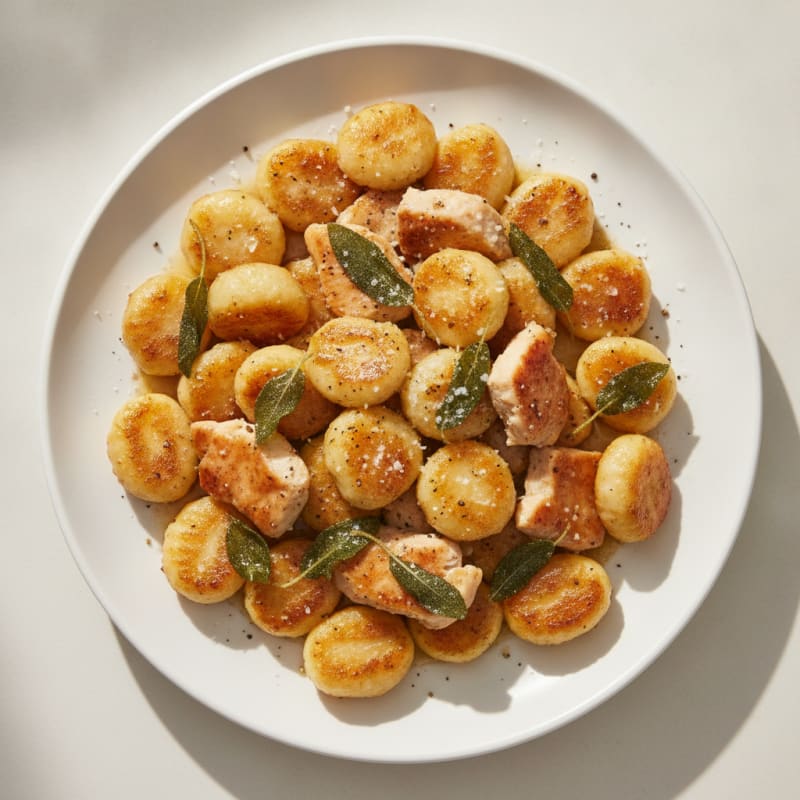 Ricotta Gnocchi with Sage Butter Sauce