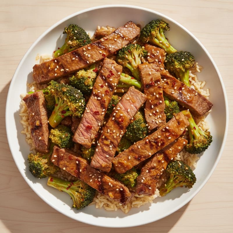 Sesame Beef & Broccoli Stir-Fry