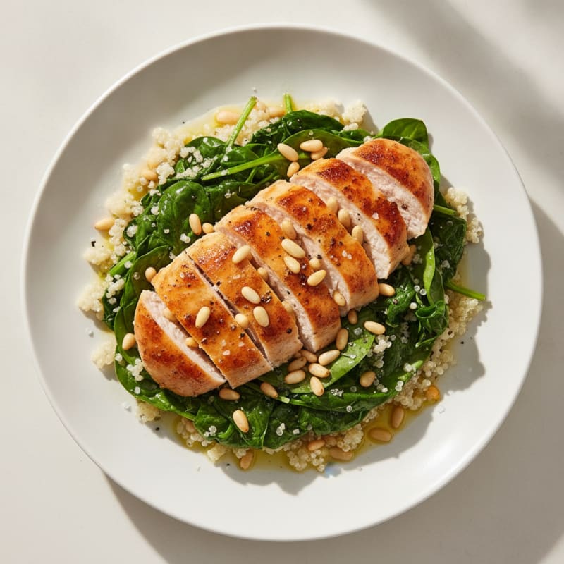 Chicken with Toasted Pine Nuts