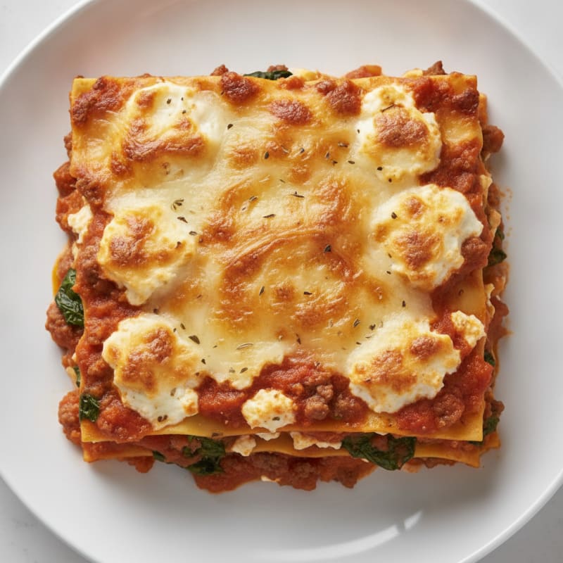 Classic Beef and Ricotta Lasagna Bake