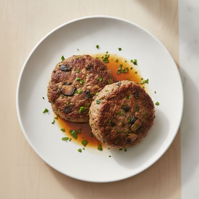 Savory Beef and Mushroom Patties