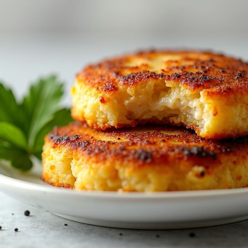 Crispy Tuna and Potato Cakes with Sharp Cheddar