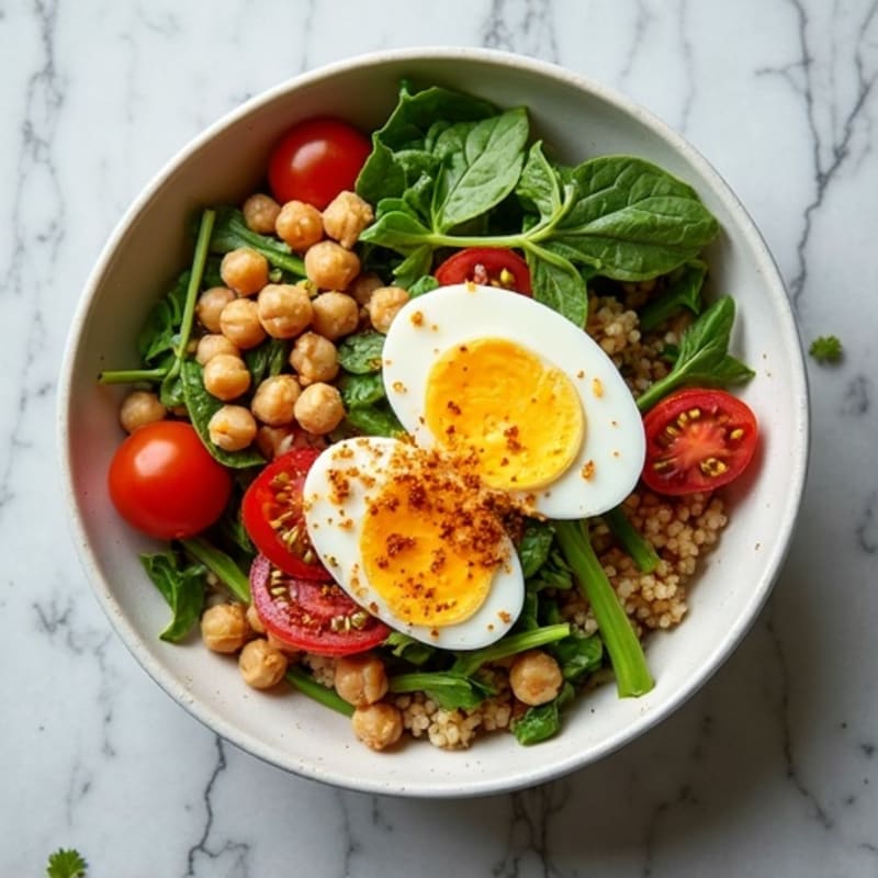Crispy Chickpea and Quinoa Power Bowl