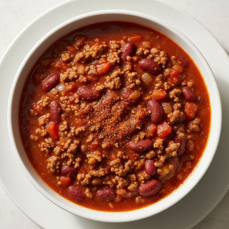 Smoky Ground Beef and Bean Chili