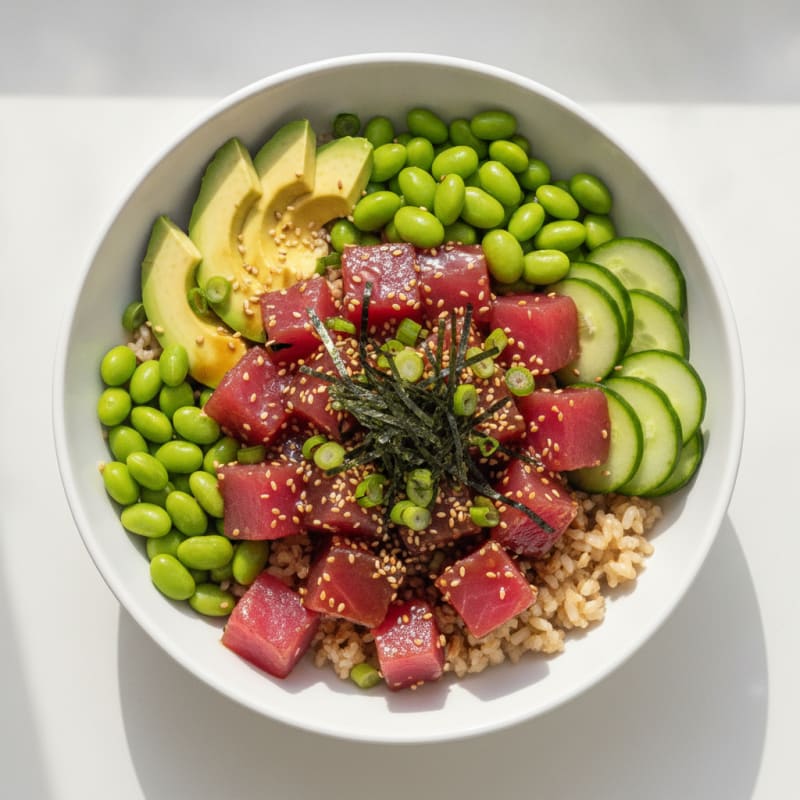 Hawaiian Tuna Poke Bowl