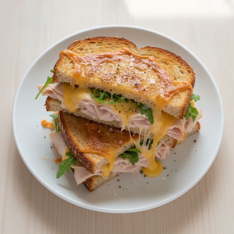 Triple-Decker Turkey and Sharp Cheddar Melt