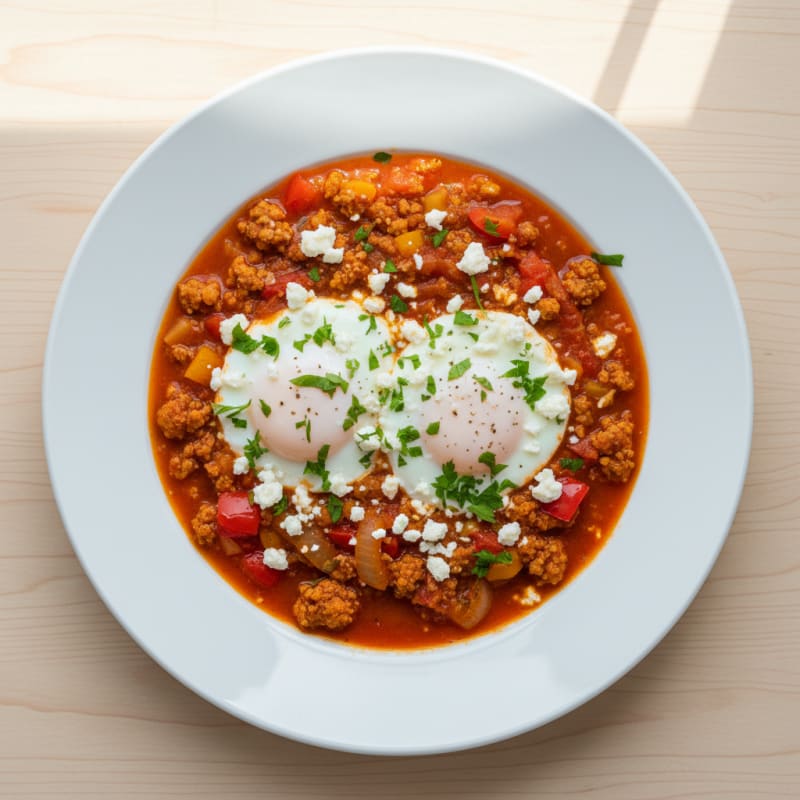 Spiced Tomato and Poached Egg Shakshuka