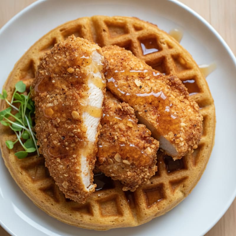 Golden Chicken & Waffles