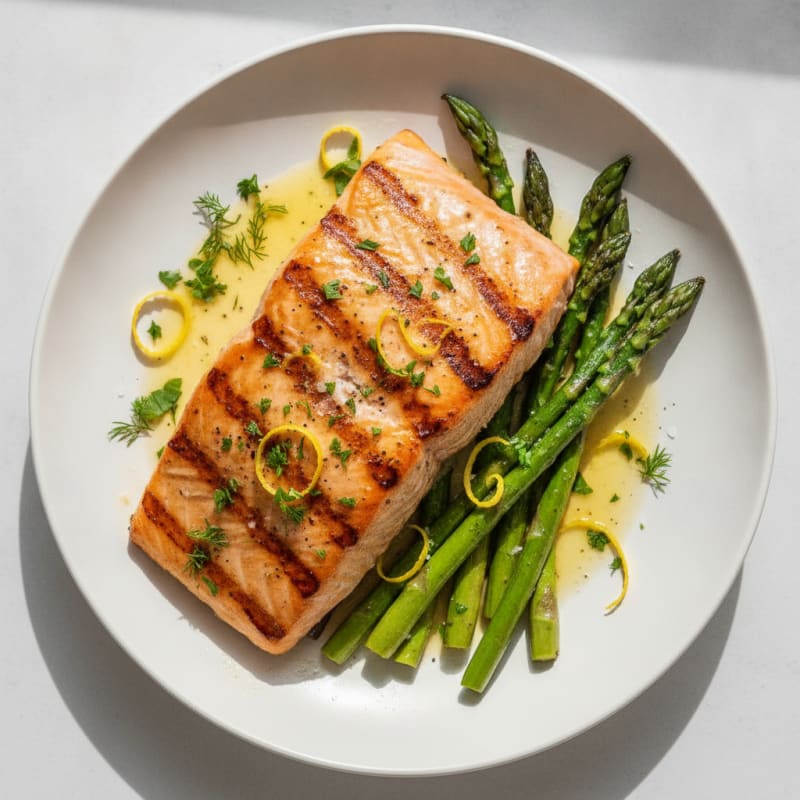 Lemon Herb Grilled Salmon