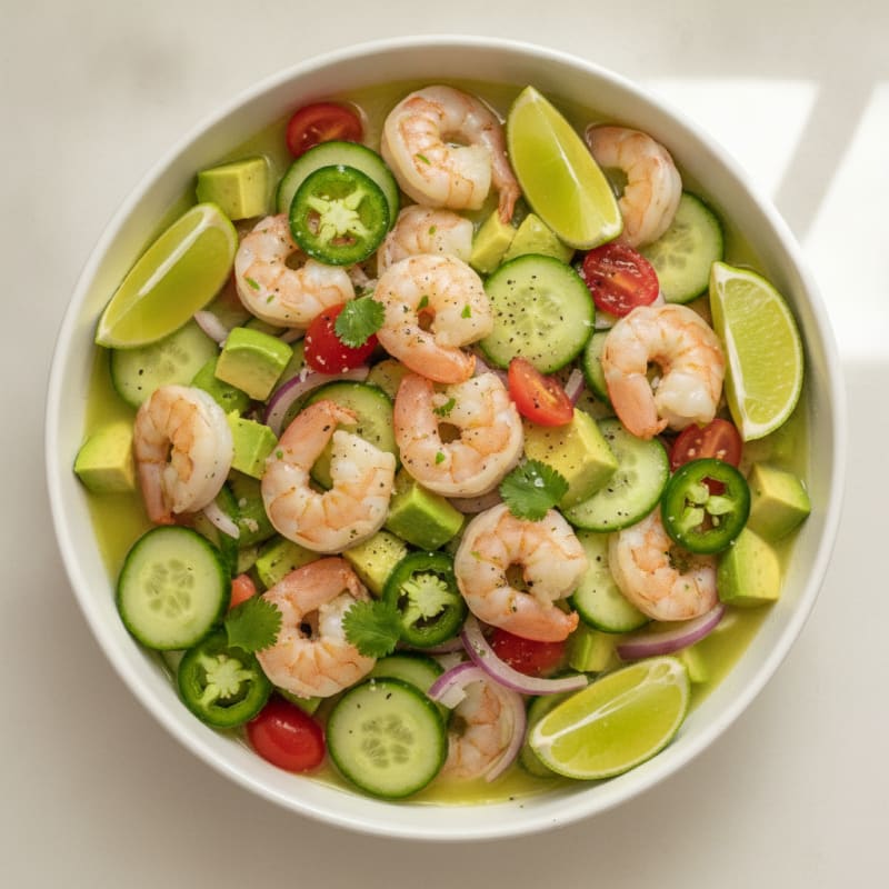 Shrimp and Avocado Ceviche