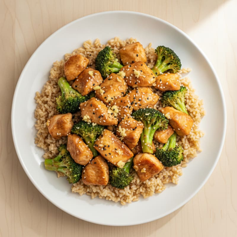 Teriyaki Chicken Stir-Fry with Broccoli
