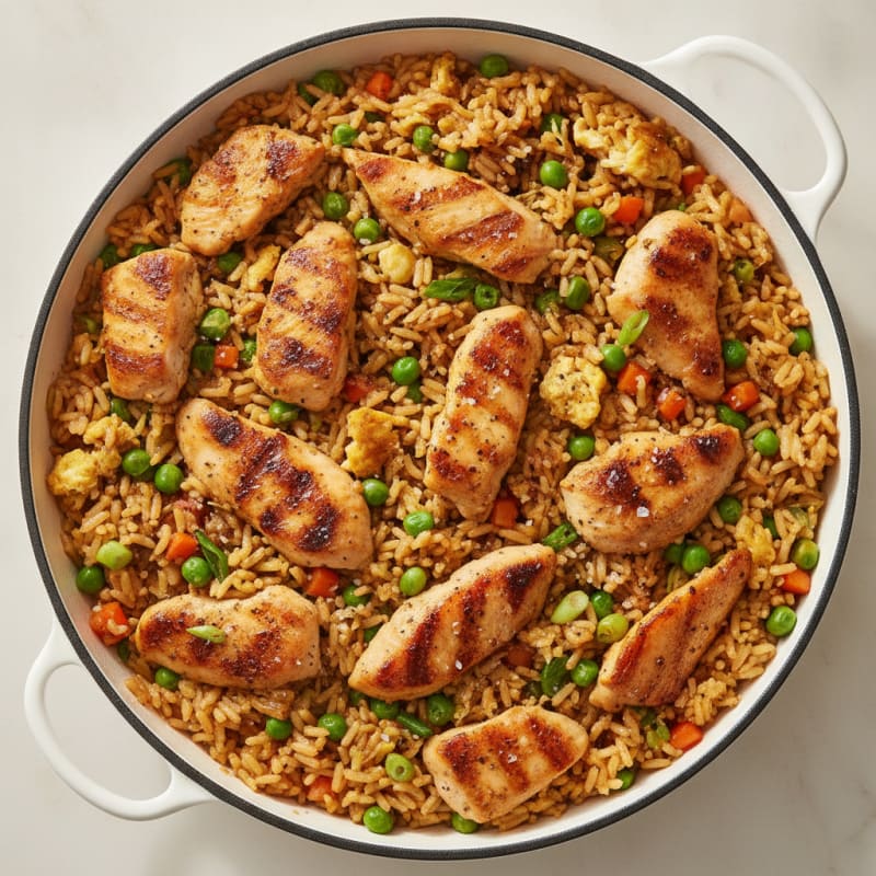 Chicken Fried Rice Skillet