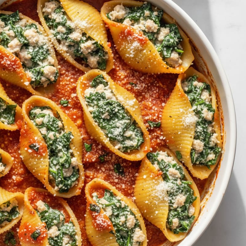 Spinach & Ricotta Stuffed Shells