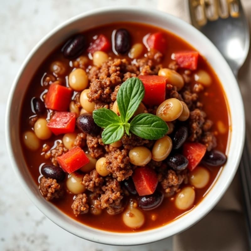 Hearty Lean Beef and Bean Chili