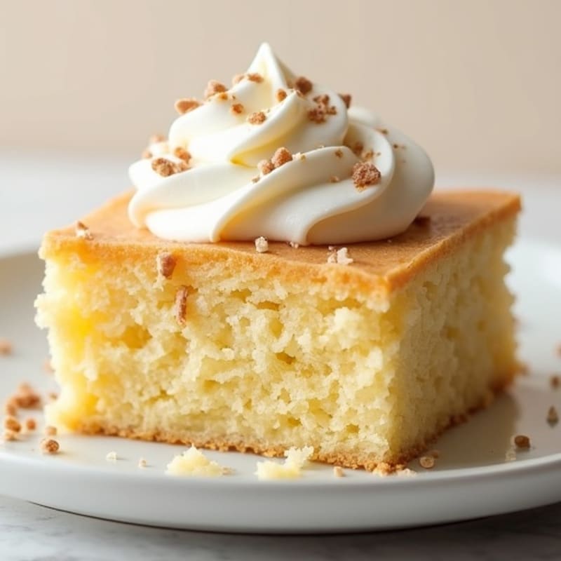 High-Protein Vanilla Bean Sheet Cake