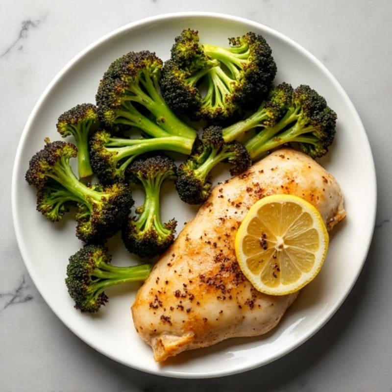 Sheet Pan Lemon-Garlic Chicken with Crispy Roasted Broccoli