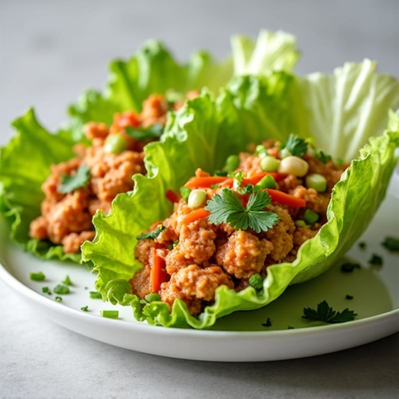 Spicy Tuna Crispy Lettuce Wraps