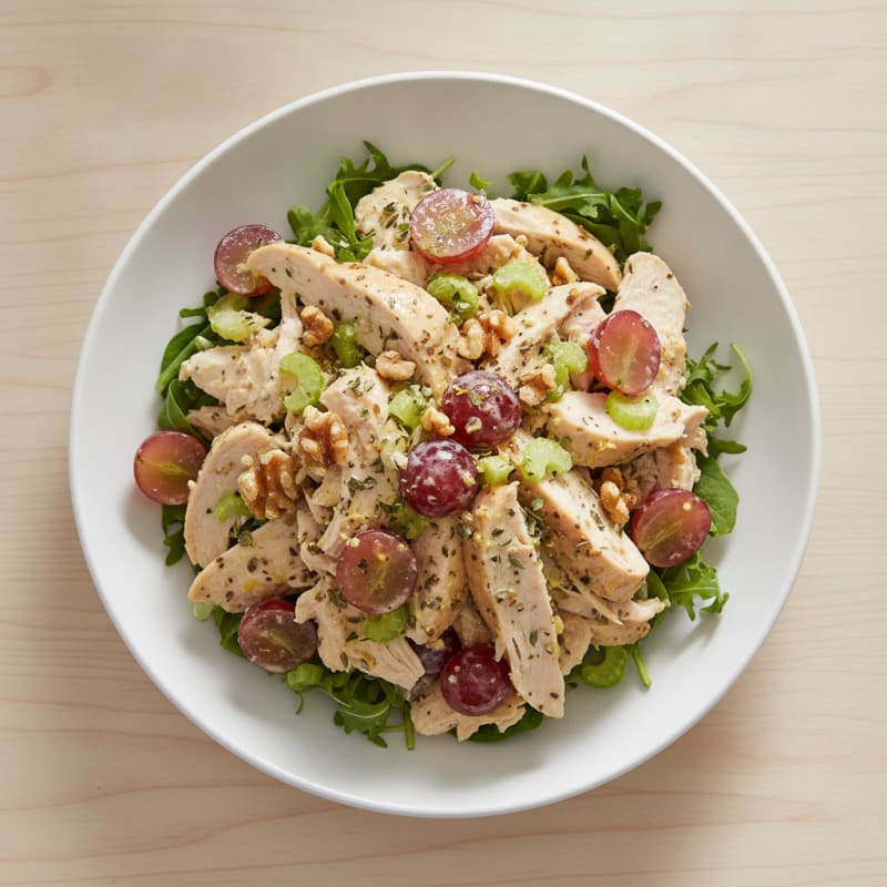 Herb-Marinated Chicken Salad with Grapes