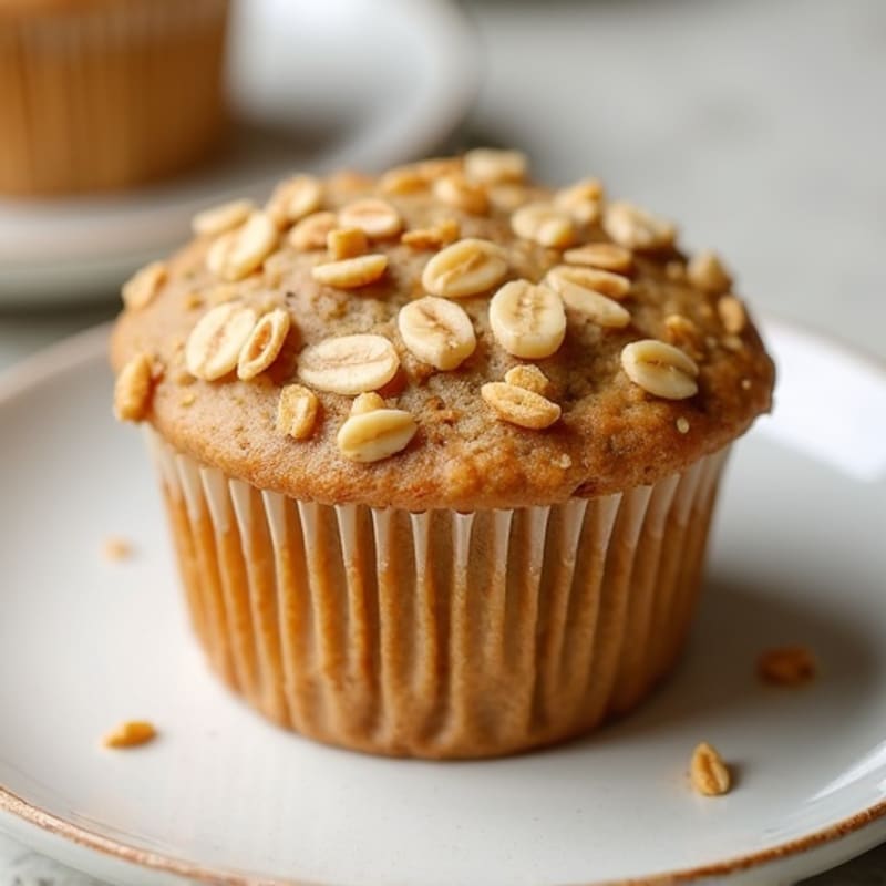 Protein-Packed Banana Oat Morning Muffins