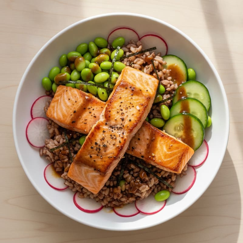 Salmon Sushi Rice Bowl