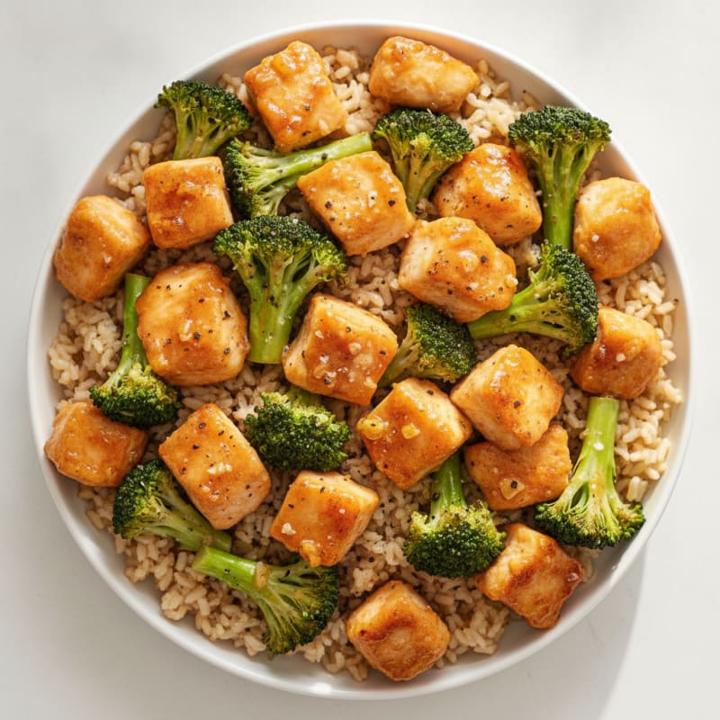 Baked Orange Chicken with Broccoli