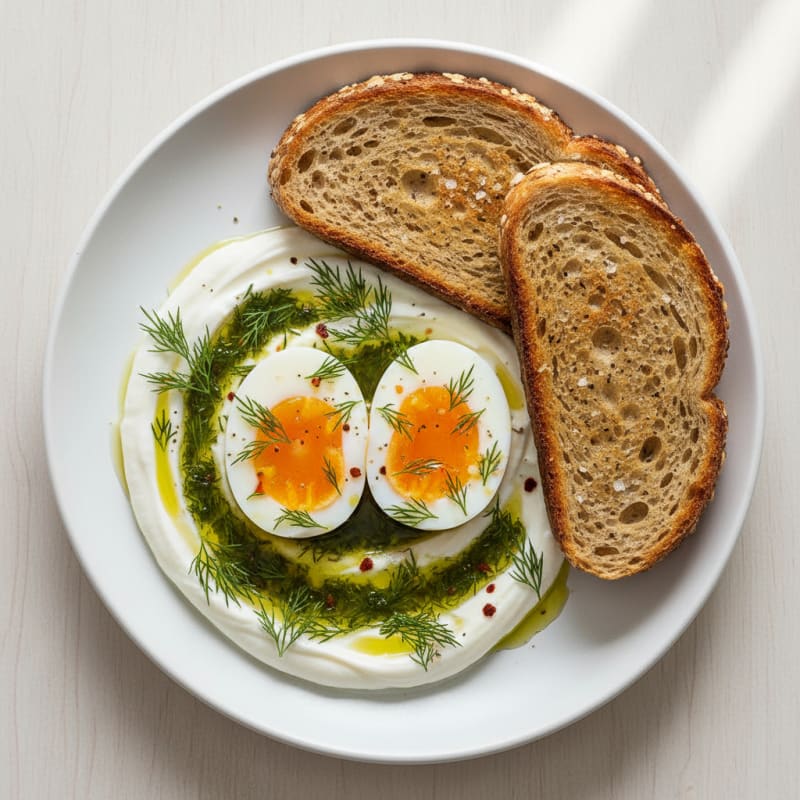 Golden Soft-Boiled Eggs with Crispy Toast