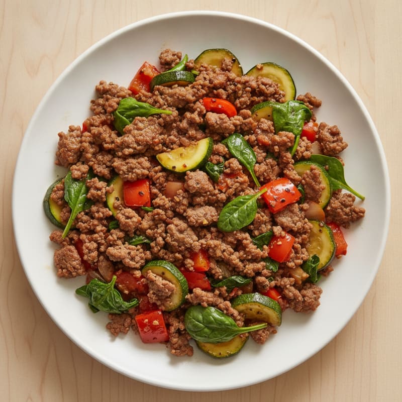 Ground Beef and Vegetable Skillet