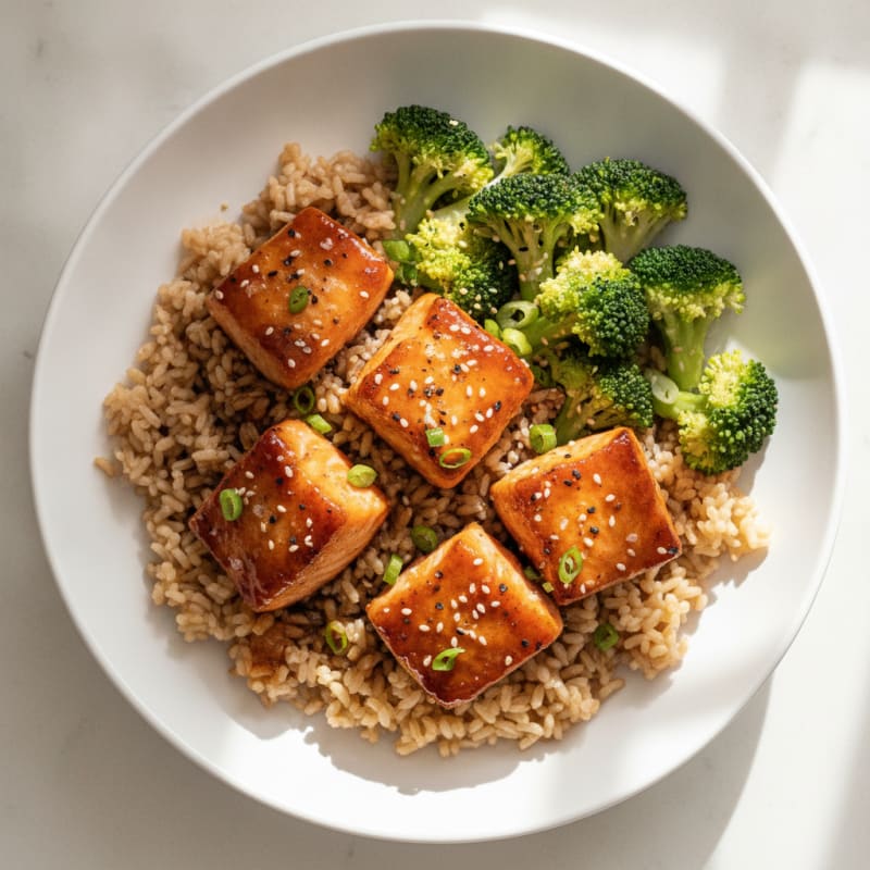 Teriyaki Salmon Rice Bowl