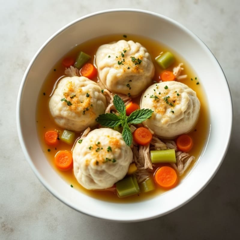 Wholesome Chicken and Herb Dumplings