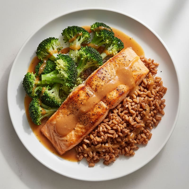 Golden Teriyaki Glazed Salmon