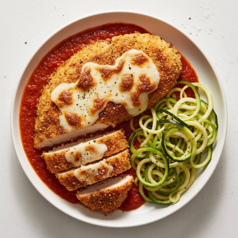 Baked Chicken Parmesan with Marinara