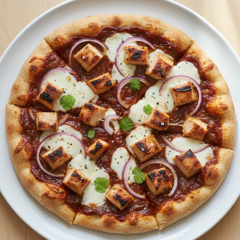 Smoky BBQ Chicken Pizza with Crispy Crust