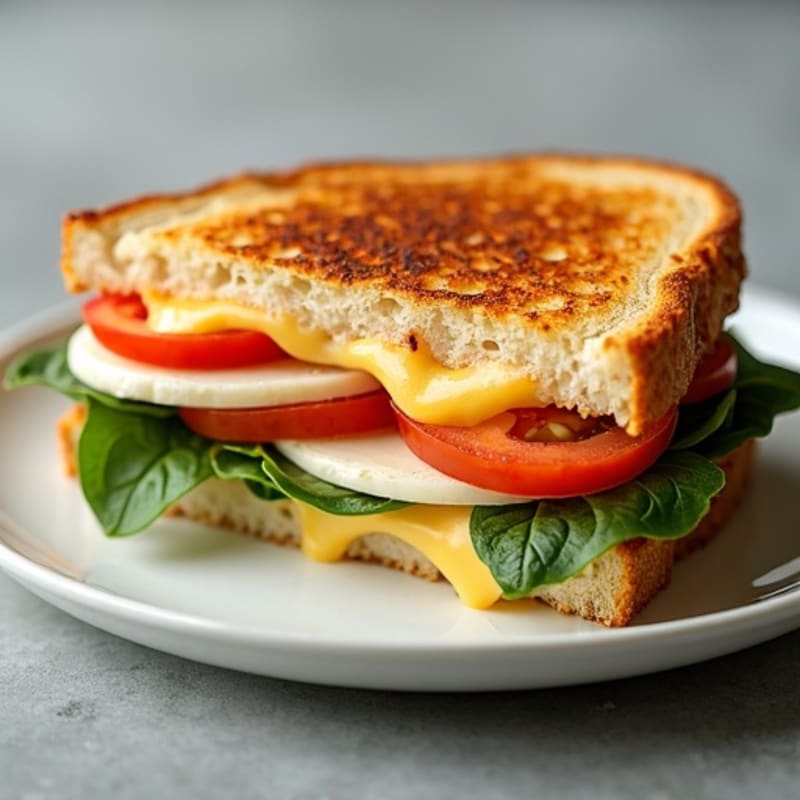 Crispy Three-Cheese Sourdough Melt