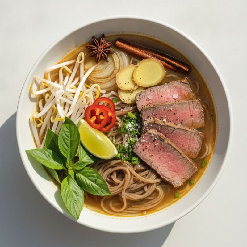 Vietnamese Beef Noodle Soup (Pho)