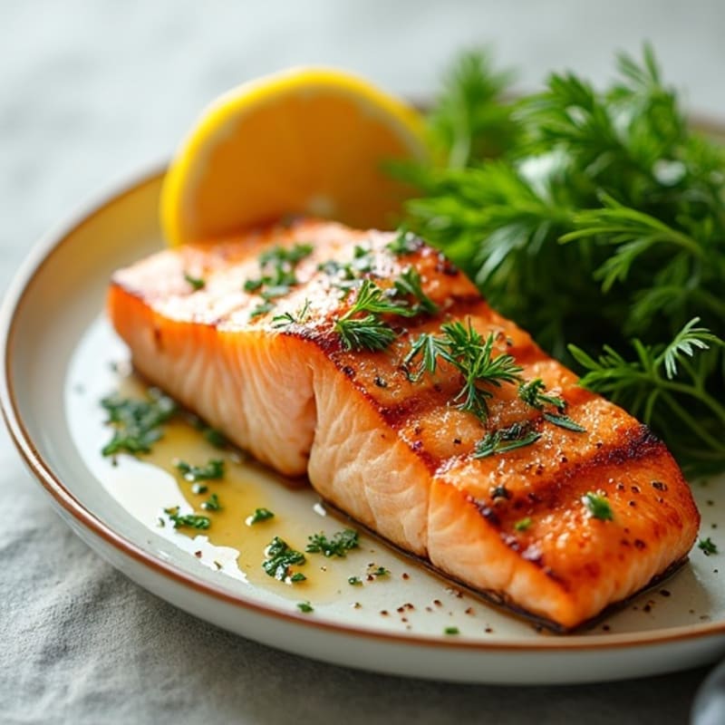 Lemon Herb Grilled Salmon