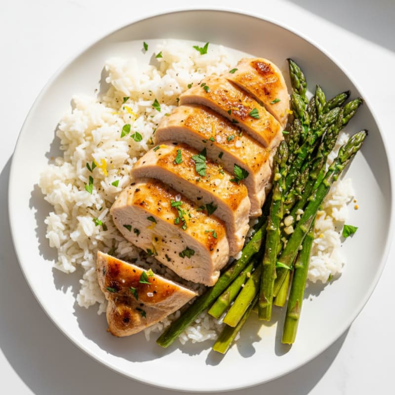 Tender Lemon-Herb Chicken and Rice