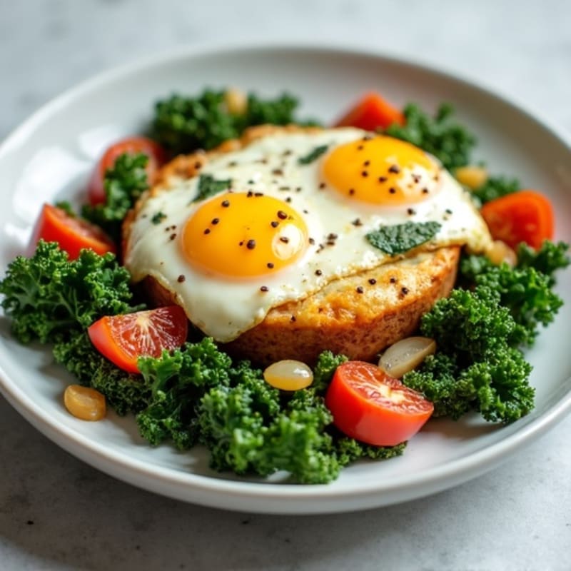 Savory Sausage and Kale Egg Bake