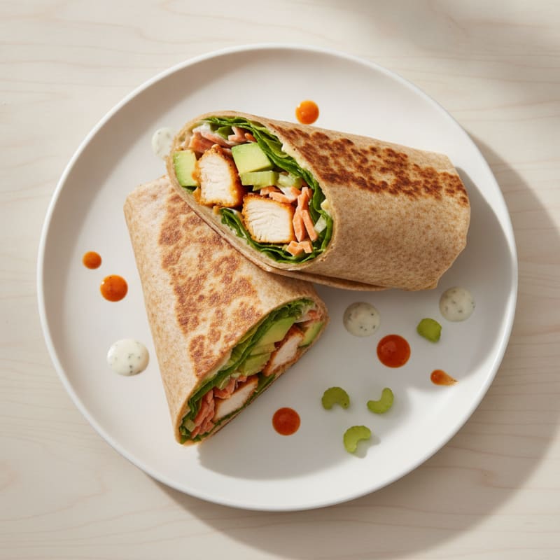 Buffalo Ranch Chicken Wrap