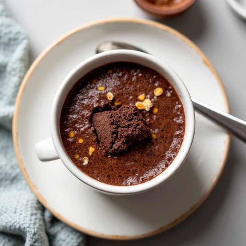 Protein-Rich Double Chocolate Mug Cake