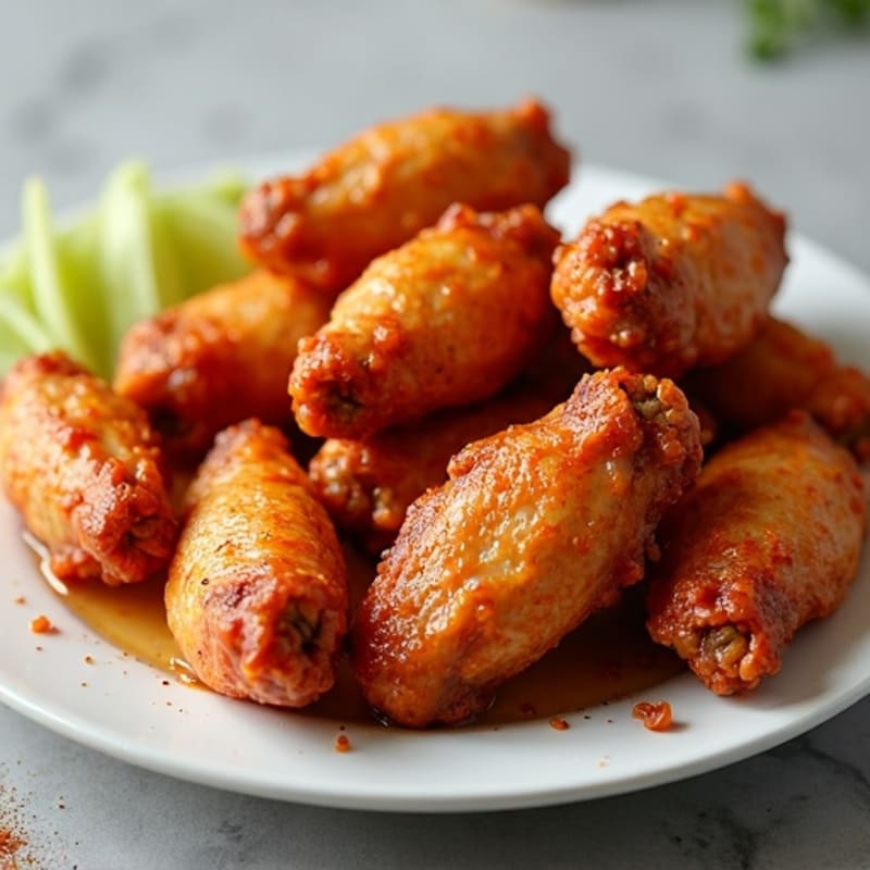 Crispy Baked Honey-Sriracha Wings
