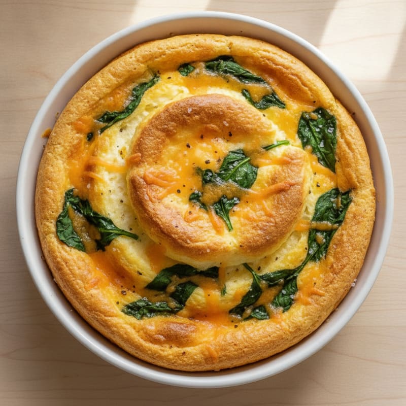 Baked Egg and Cheese Soufflé
